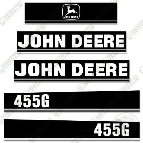 Fits John Deere 455G Decal Kit Crawler Tractor Dozer 1
