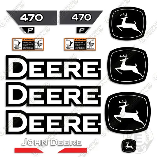 Fits John Deere 470P Decal Kit Wheel Loader 1