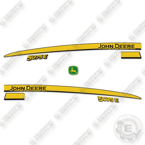 Fits John Deere 5075E Open Cab Decal Kit Tractor 1