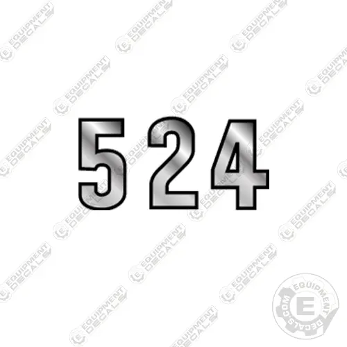 Fits John Deere 524 Decal Kit Tiller 1
