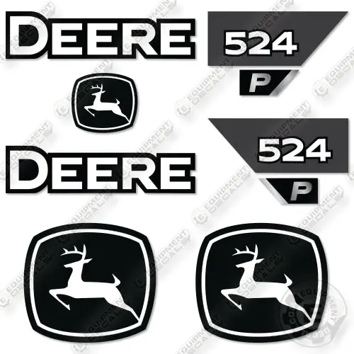 Fits John Deere 524P Decal Kit Mid-Size Wheel Loader 1