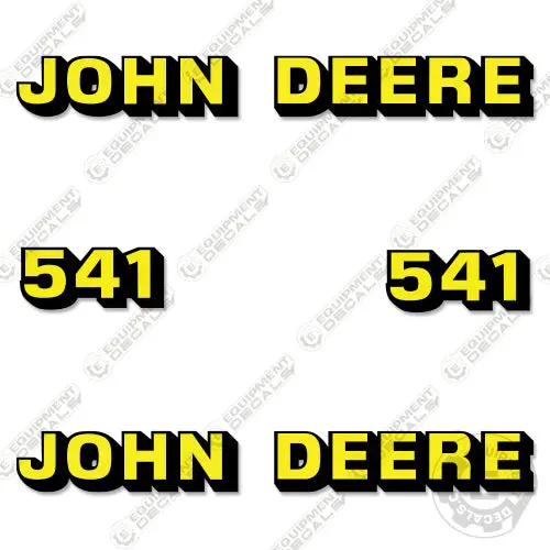 Fits John Deere 541 Decal Kit Loader Attachment 1