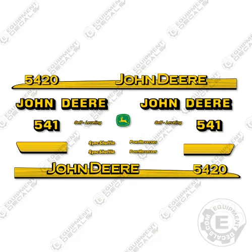 Fits John Deere 5420 + 541 Decal Kit Package Loader Attachment Tractor 1