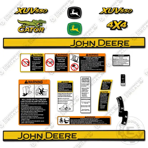 Fits John Deere Gator Xuv 550 Decal Kit Utility Vehicle 2