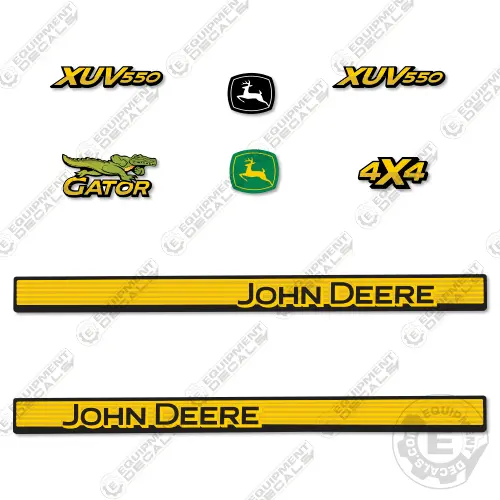 Fits John Deere Gator Xuv 550 Decal Kit Utility Vehicle 2