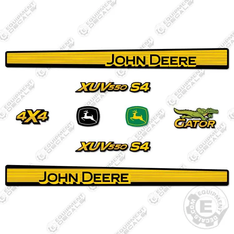 Fits John Deere 550 Xuv S4 Decal Kit Utv 1