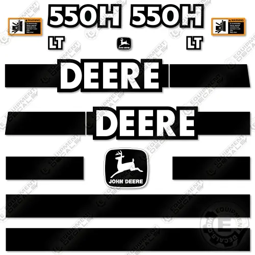 Fits John Deere 550H Lt Decal Kit Dozer (1999-2001) 1