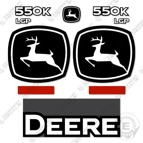 Fits John Deere 550K Lgp Decal Kit Dozer Crawler (2021+) 1
