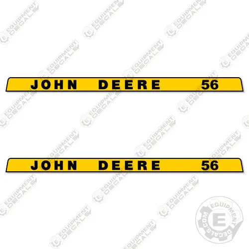 Fits John Deere 56 Riding Mower Decal Kit 1