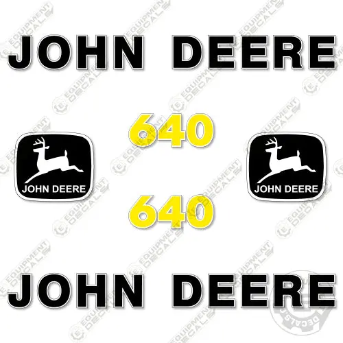 Fits John Deere 640 Decal Kit Skidder (1980S) 1