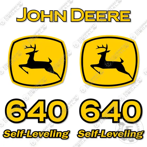 Fits John Deere 640 Decal Kit Loader Attachment 1