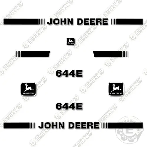 Fits John Deere 644E Decal Kit Wheel Loader 1