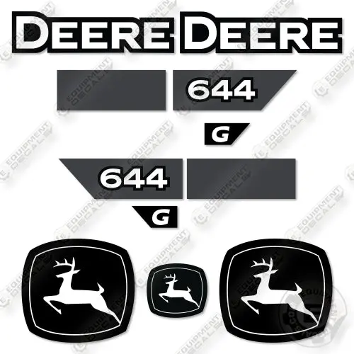 Fits John Deere 644G New Style Decal Kit Wheel Loader 1