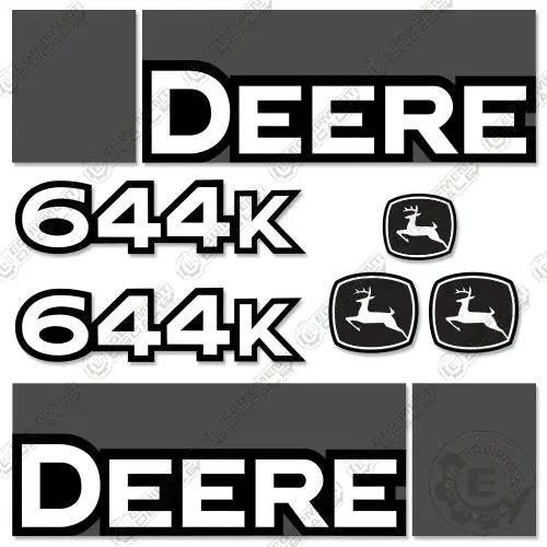Fits John Deere 644K Wheel Loader Decal Kit 1