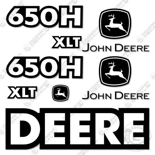 Fits John Deere 650H Xlt Decal Kit Dozer (2003-2004) 1