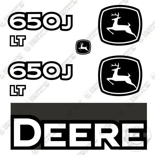 Fits John Deere 650J Lt Decal Kit Dozer 1