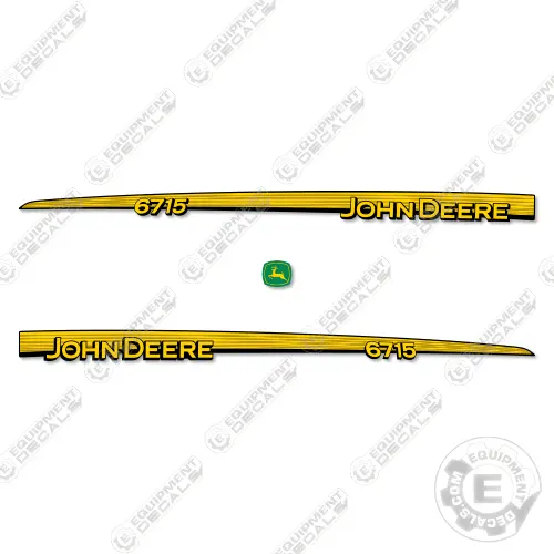 Fits John Deere 6715 Decal Kit Tractor 1