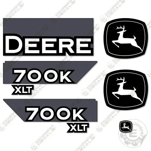 Fits John Deere 700K Xlt Decal Kit Dozer Crawler 1