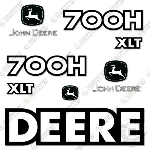 Fits John Deere 700H Xlt Decal Kit Dozer 1