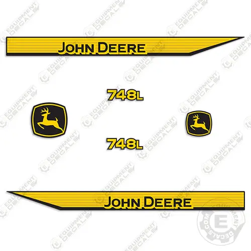 Fits John Deere 748L Decal Kit Skidder 1