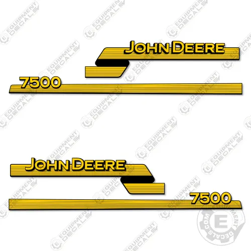 Fits John Deere 7500 Decal Kit Harvester 1