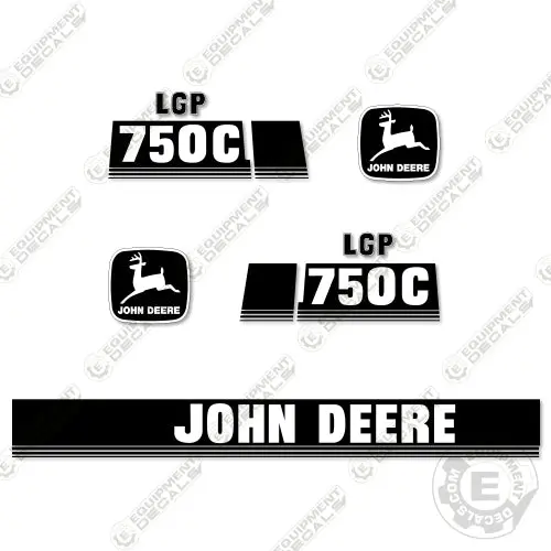 Fits John Deere 750C Lgp Decal Kit Crawler Tractor Dozer 1