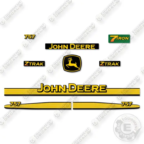 Fits John Deere 757 Decal Kit Mower 1