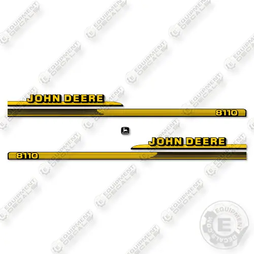 Fits John Deere 8110 Decal Kit Tractor - New Style! 1
