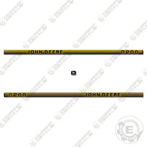 Fits John Deere 8200 Tractor Decal Kit 1