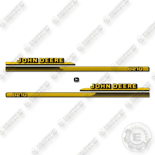 Fits John Deere 8210 Decal Kit Tractor - New Style! 1