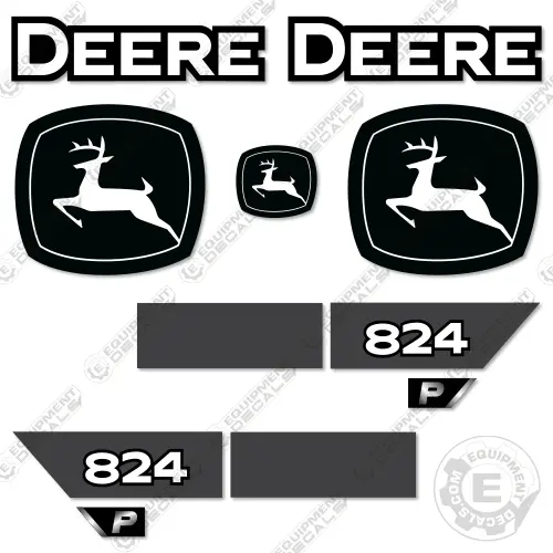Fits John Deere 824P Wheel Loader Decal Kit 1