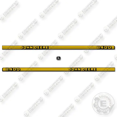 John Deere 8400 Logo Decal Kit Tractor- New Style ! 1