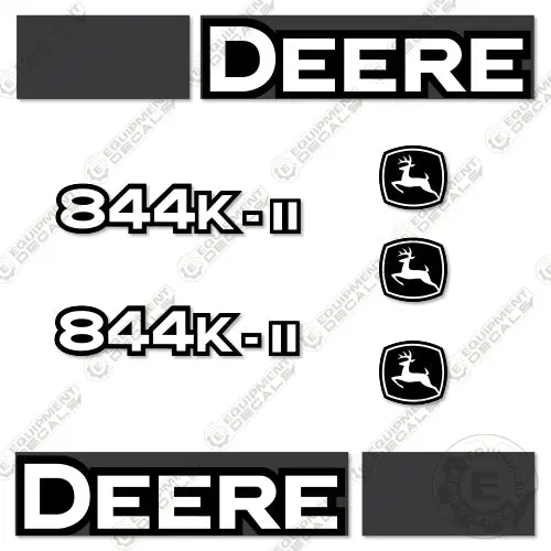 Fits John Deere 844K-Ii Decal Kit Wheel Loader 1