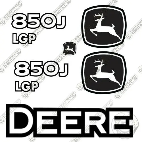 Fits John Deere 850J Lgp Dozer Crawler Decal Kit 1