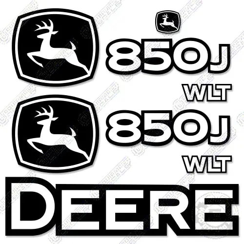 Fits John Deere 850J Wlt Dozer Crawler Decal Kit 1