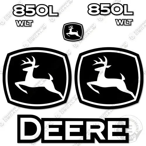 Fits John Deere 850L Wlt Dozer Crawler Decal Kit 1