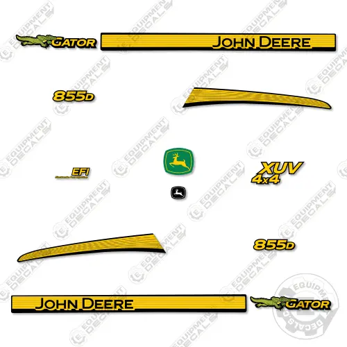 Fits John Deere Gator 855D Decal Kit Utility Vehicle 2