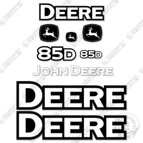 Fits John Deere 85D Excavator Decal Kit 1
