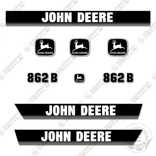 Fits John Deere 862B Decal Kit Motor Grader - Scraper 1