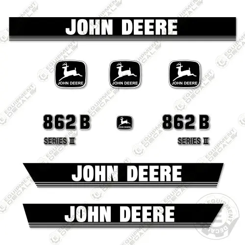 Fits John Deere 862B Decal Kit (Series 2) Motor Grader - Scraper 1