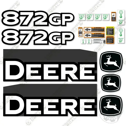 Fits John Deere 872Gp Decal Kit Motor Grader (2011-2013) - Scraper 1