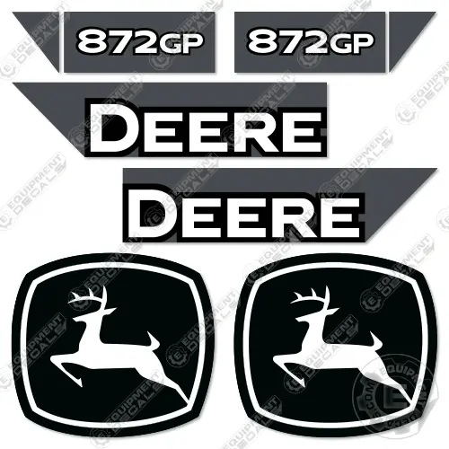 Fits John Deere 872Gp Decal Kit Motor Grader (2021+) - Scraper 1