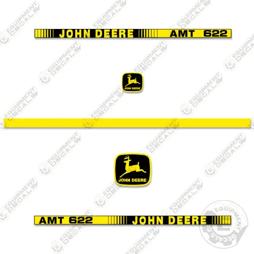 Fits John Deere Amt622 Decal Kit Utility Vehicle 5-Wheel 1
