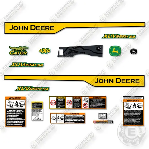 Fits John Deere Gator 855M S4 Decal Kit Xuv 1