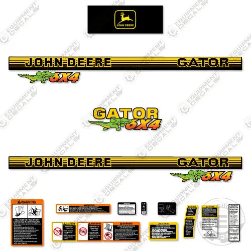 Fits John Deere Gator Decal Kit 6X4 Utility Vehicle (1993-1998) 1