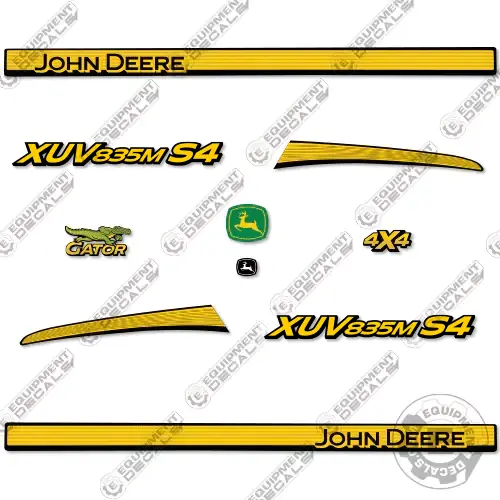 Fits John Deere Gator Xuv 835M S4 Decal Kit Utility Vehicle 1