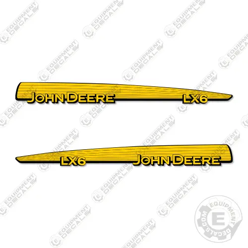 Fits John Deere Lx6 Decal Kit Rotary Cutter 1