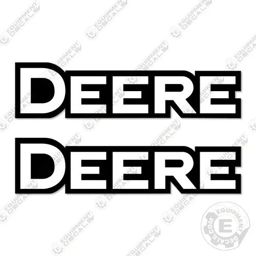 Fits John Deere Boom Logo Decal Kit Excavator (22.25" Wide) 1