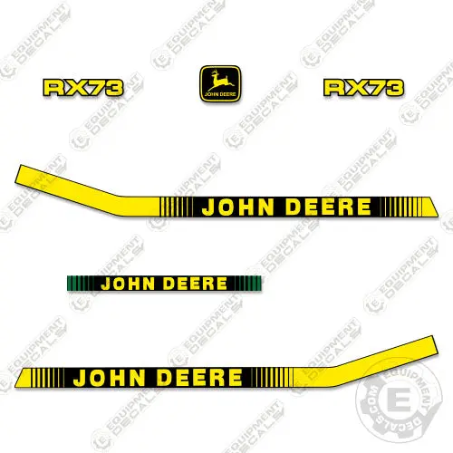 Fits John Deere Rx73 Decal Kit Mower 1