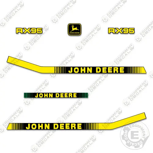 Fits John Deere Rx95 Decal Kit Mower 1